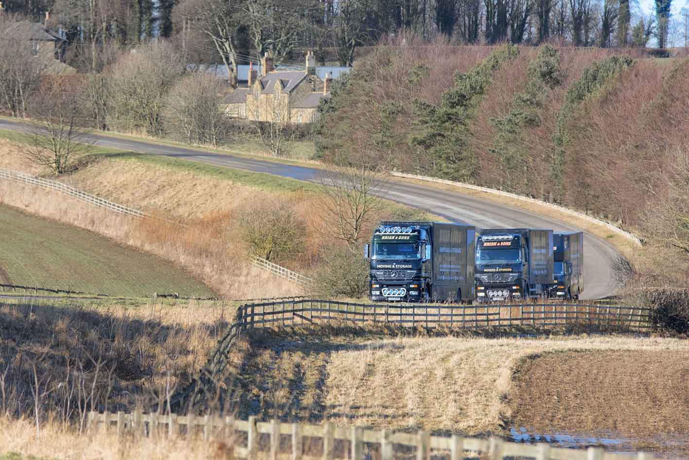 Brian and Sons Removals and Storage on the Road