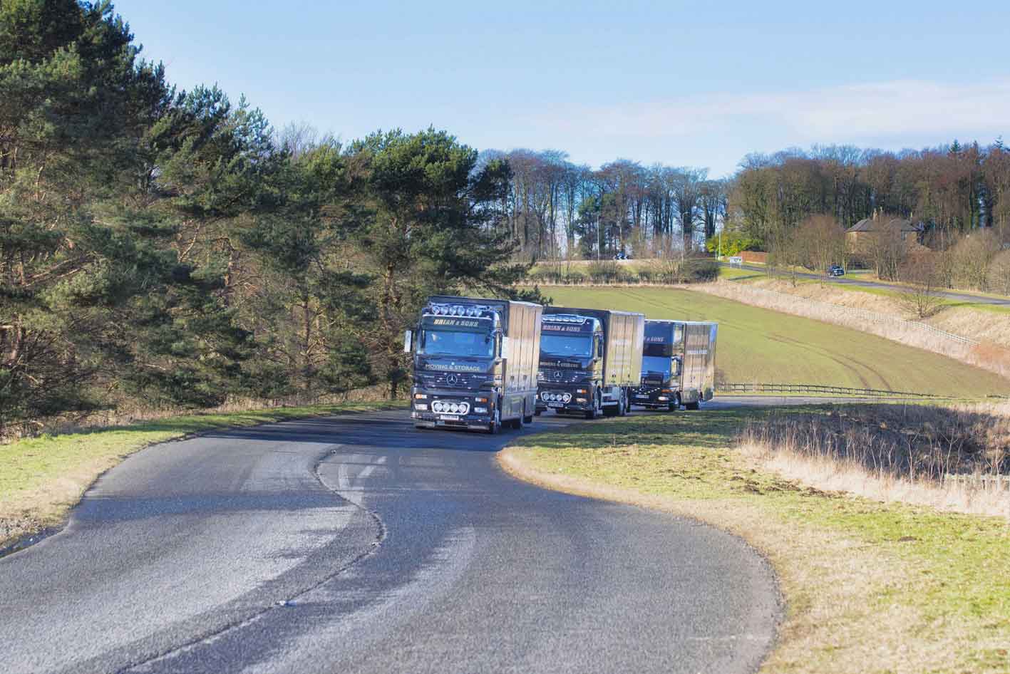 Brian and Sons Removals and Storage on the Road