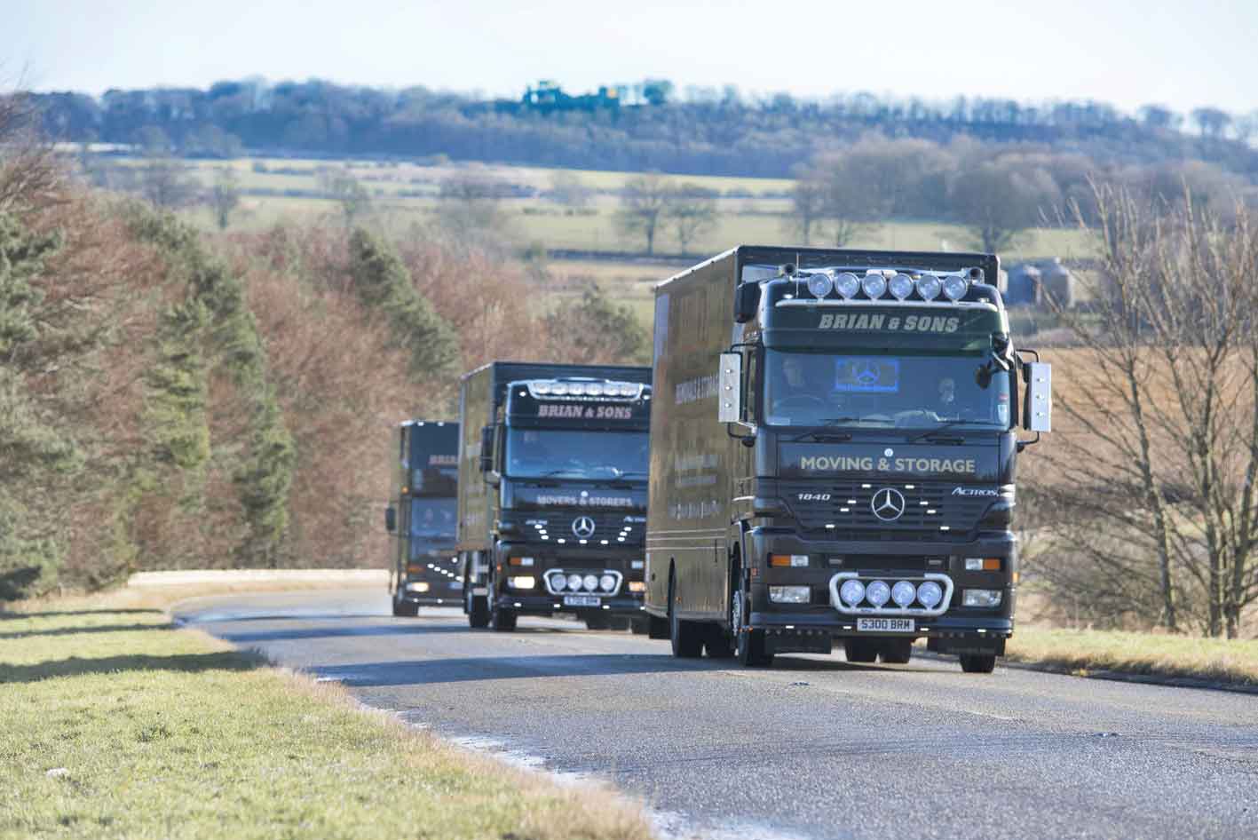 Brian and Sons Removals on the Road